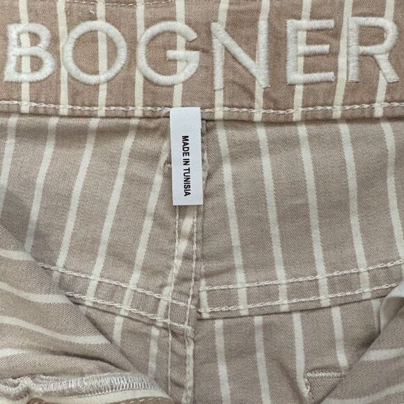 NWT Bogner Polly Shorts Light Sand Stripe Minimalist Summer Coastal Size 6‎ - Picture 4 of 6